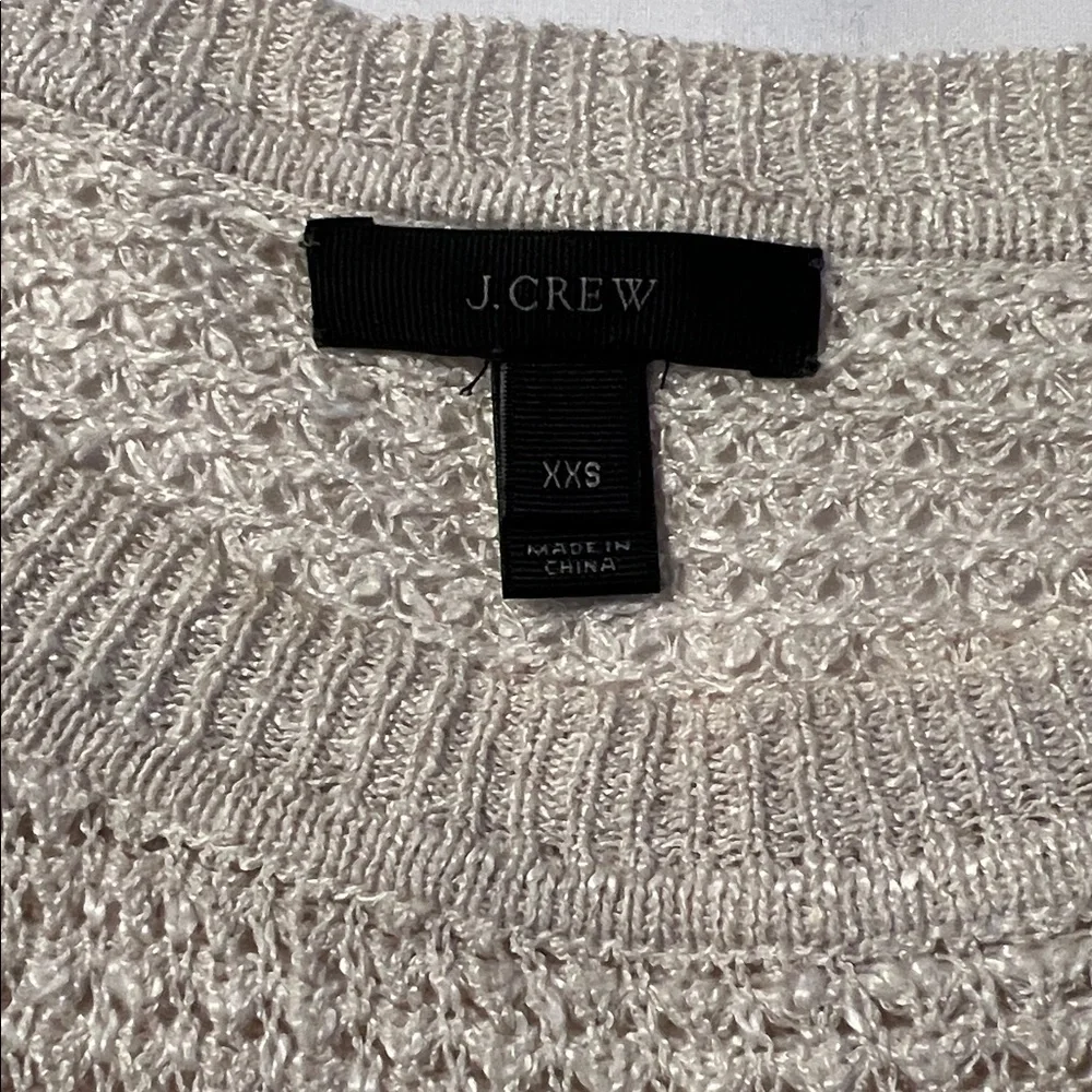 J. Crew Cream Knit Sweater